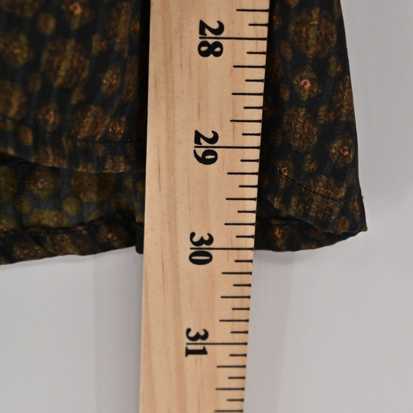 FREE PEOPLE Top Womens Sz S Black Twilight Combo Print Long Sleeve Arlo Tie Wrap