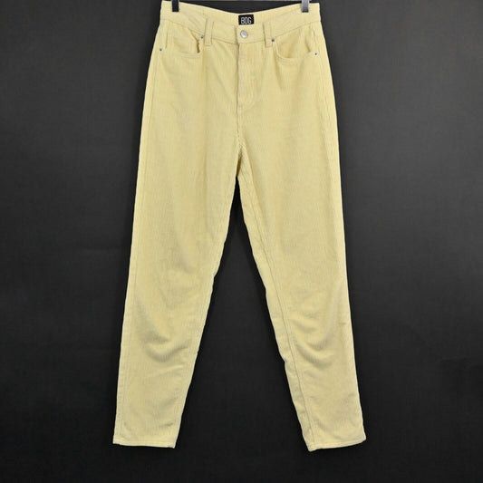 URBAN OUTFITTERS Pants Womens Size 27 BDG Solid Yellow Corduroy Mom High Rise