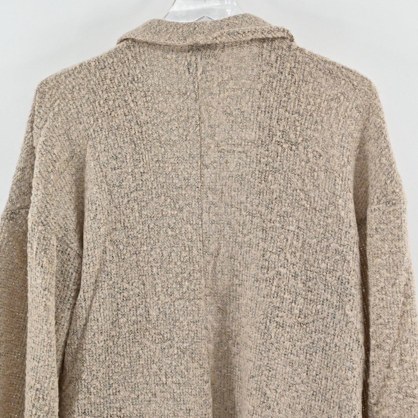 Urban Outfitters Womens Chunky Knit Cardigan Sz M Tan Minimalist Out From Under