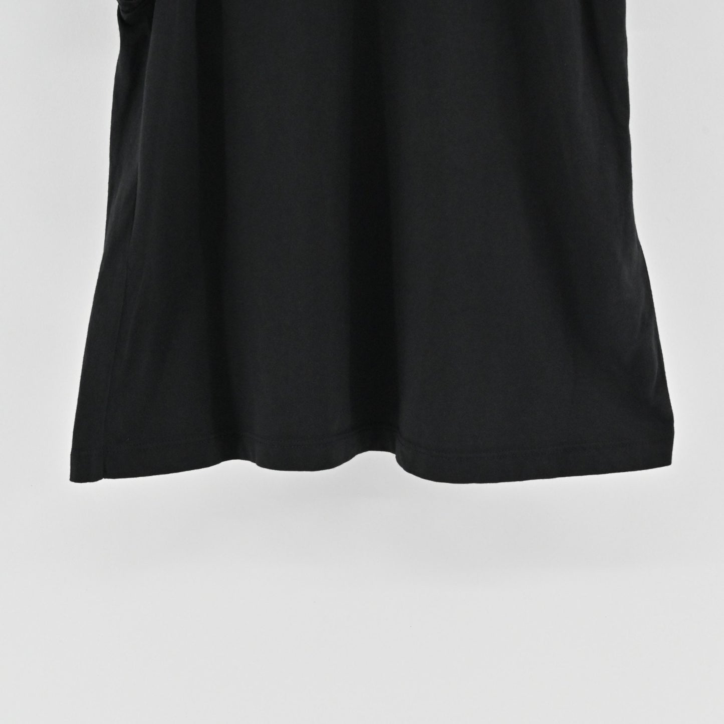 Alice Olivia Womens Garner Top Size XS Boxy Organza Sleeve Tee Black Blouse