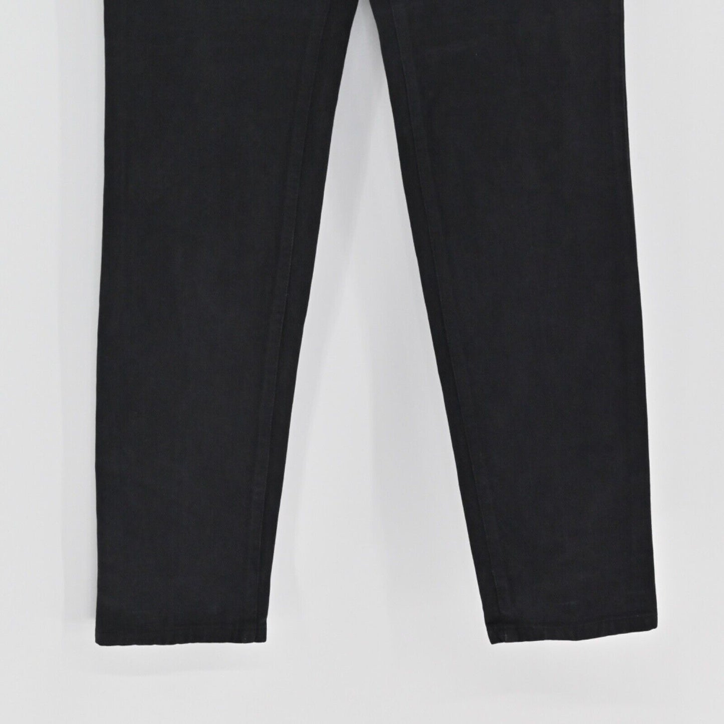 Vtg VERSACE JEANS Womens Sz 26 Black COUTURE High Rise Tapered Mom Cotton 90s