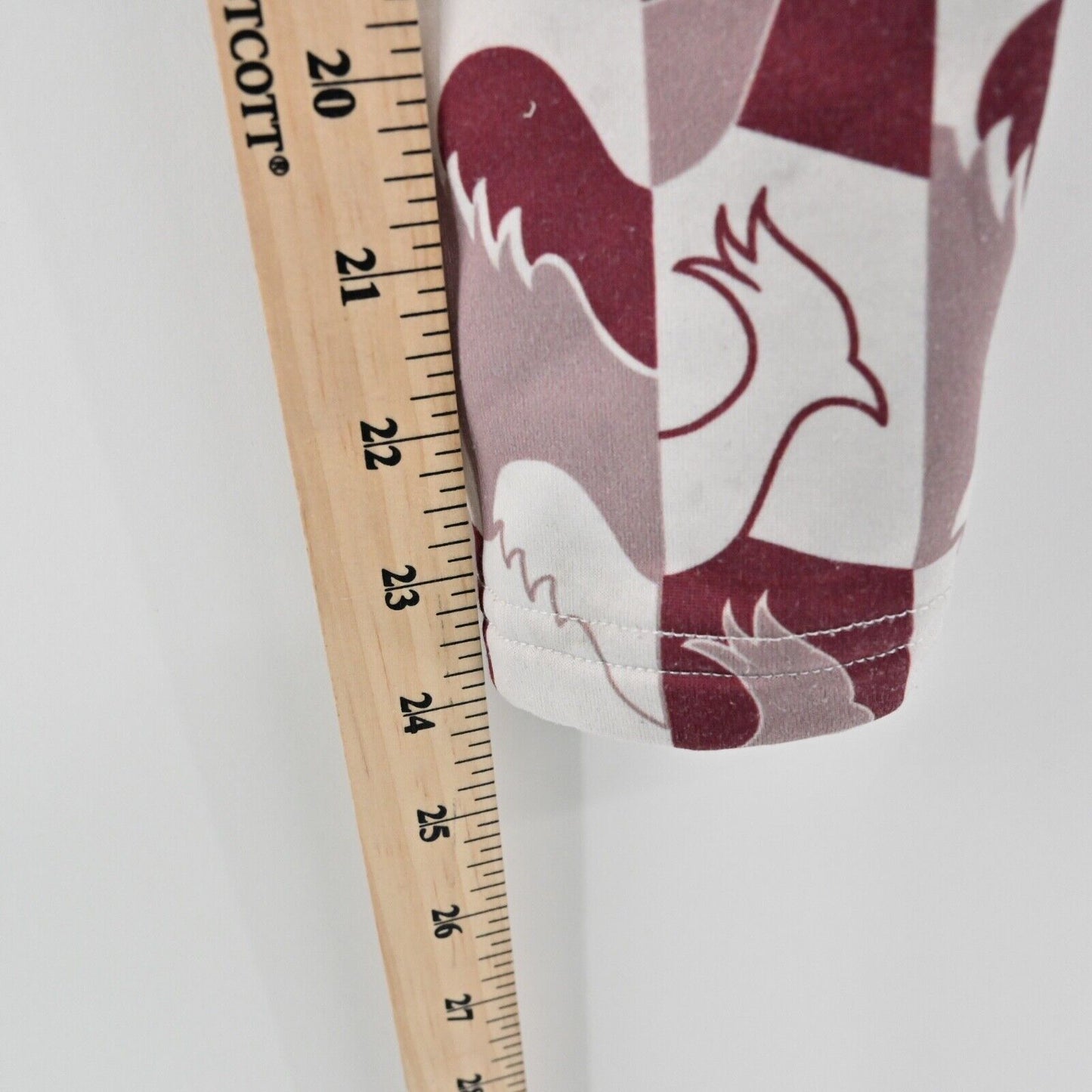 ROSSIGNOL Jacket Womens Size XS Red Rooster Print Palmares Quarter Zip Pullover