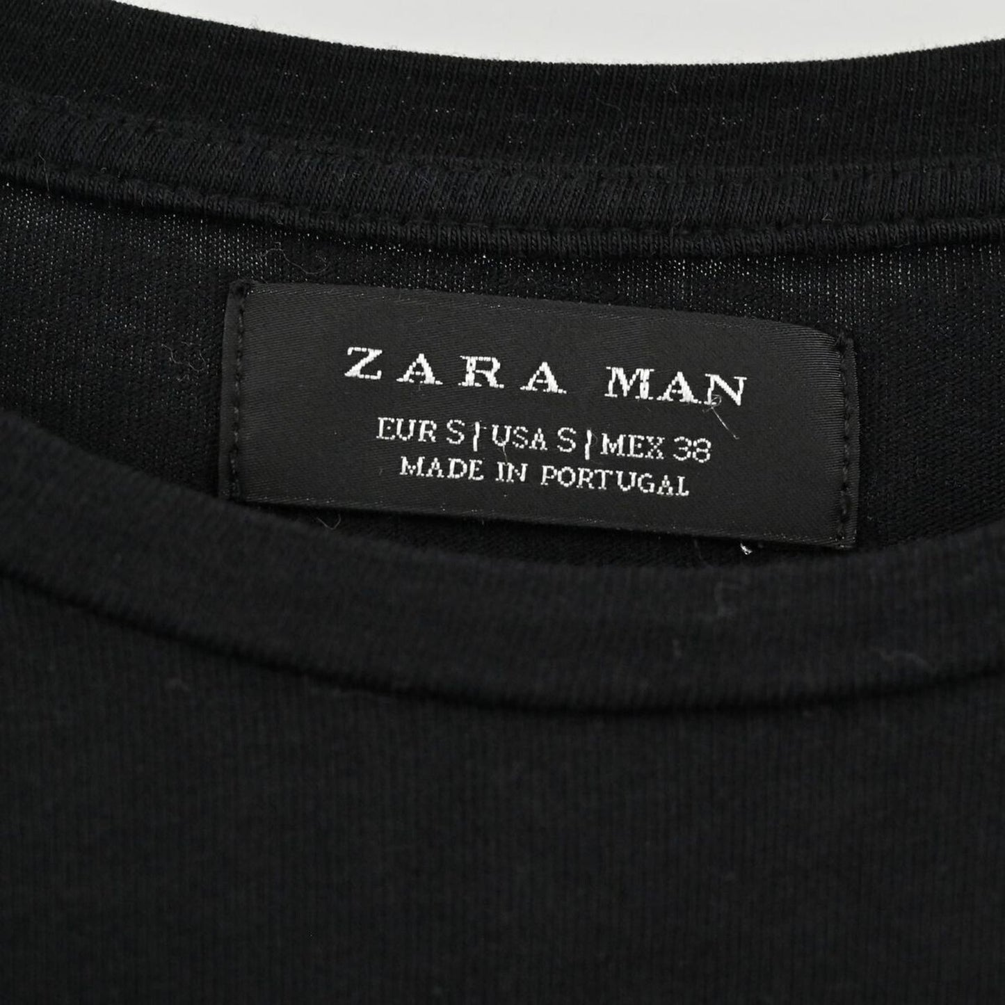 ZARA MAN Graphic Tee Mens Size S Black Ramble Disorder Mess Streetwear Punkcore