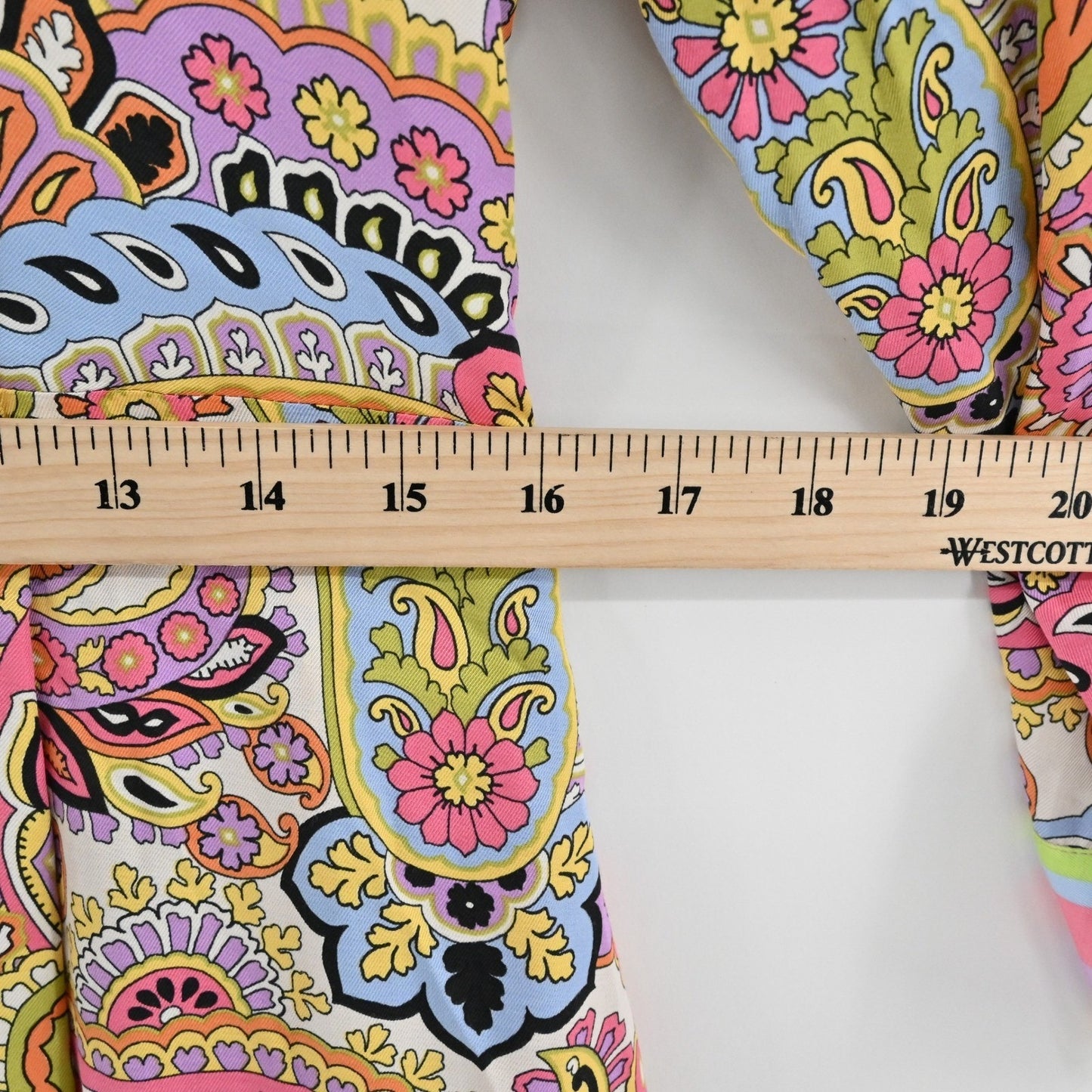 Marella Primavera Alacre Belted Paisley Dress Size 8 Wanderlust Kimono Sleeve