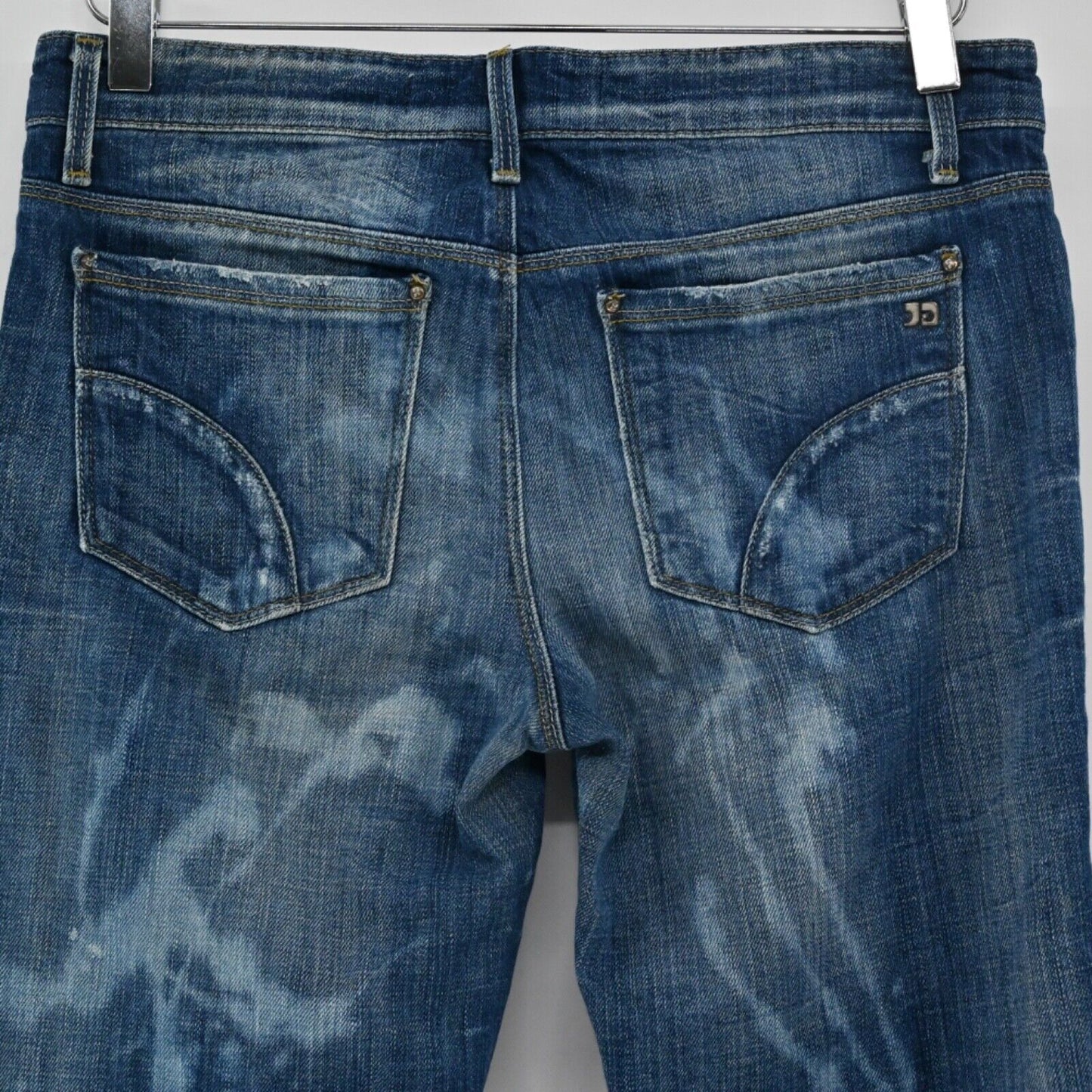 JOES JEANS Jeans Womens Size 26 Dark Bleach Wash Bootcut Low Rise Stretch Grunge