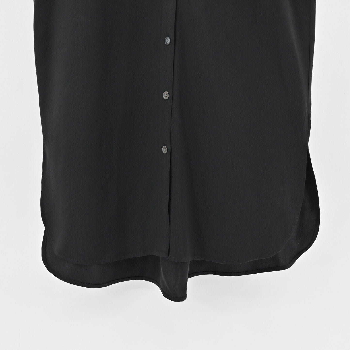 THEORY Top Womens Size S Hinzin Modern Black Sleeveless Silk Georgette Shirt