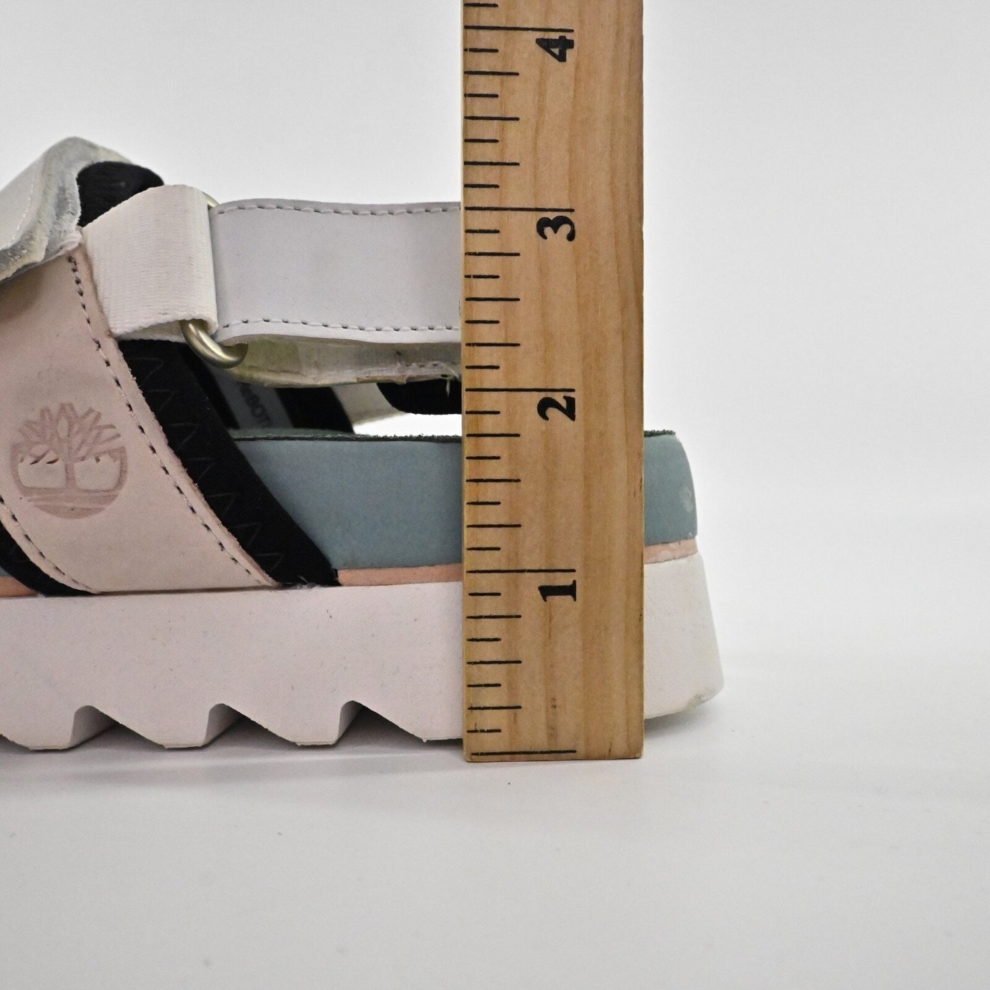 TIMBERLAND Womens Santa Monica Sporty Sunrise Sandals Sz 6.5 Colorblock Platform