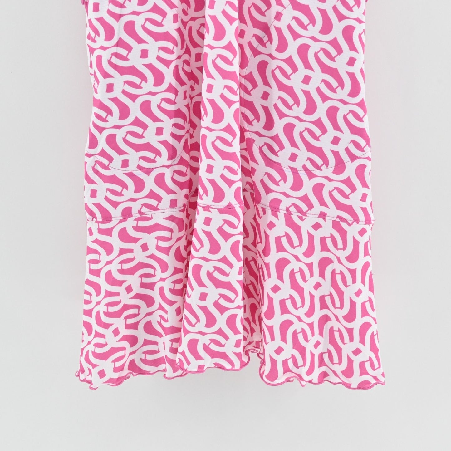 Gottex Studio Geo Pink Sleeveless Dress Size M Athletic Pickleball Tennis Golf