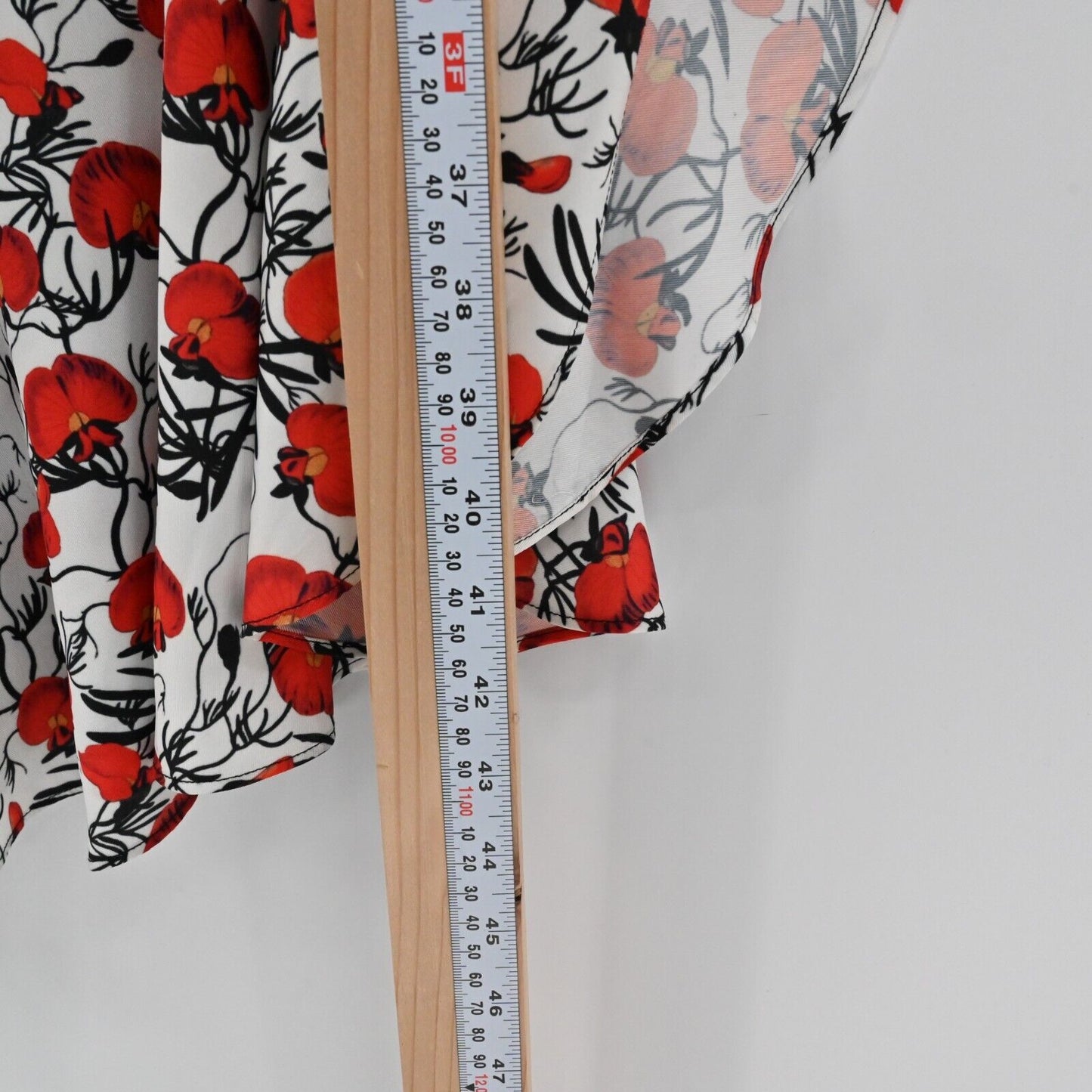 DELFI COLLECTIVE Dress Womens Sz S Zarina Midi Multi Floral Print Ruffle Detail