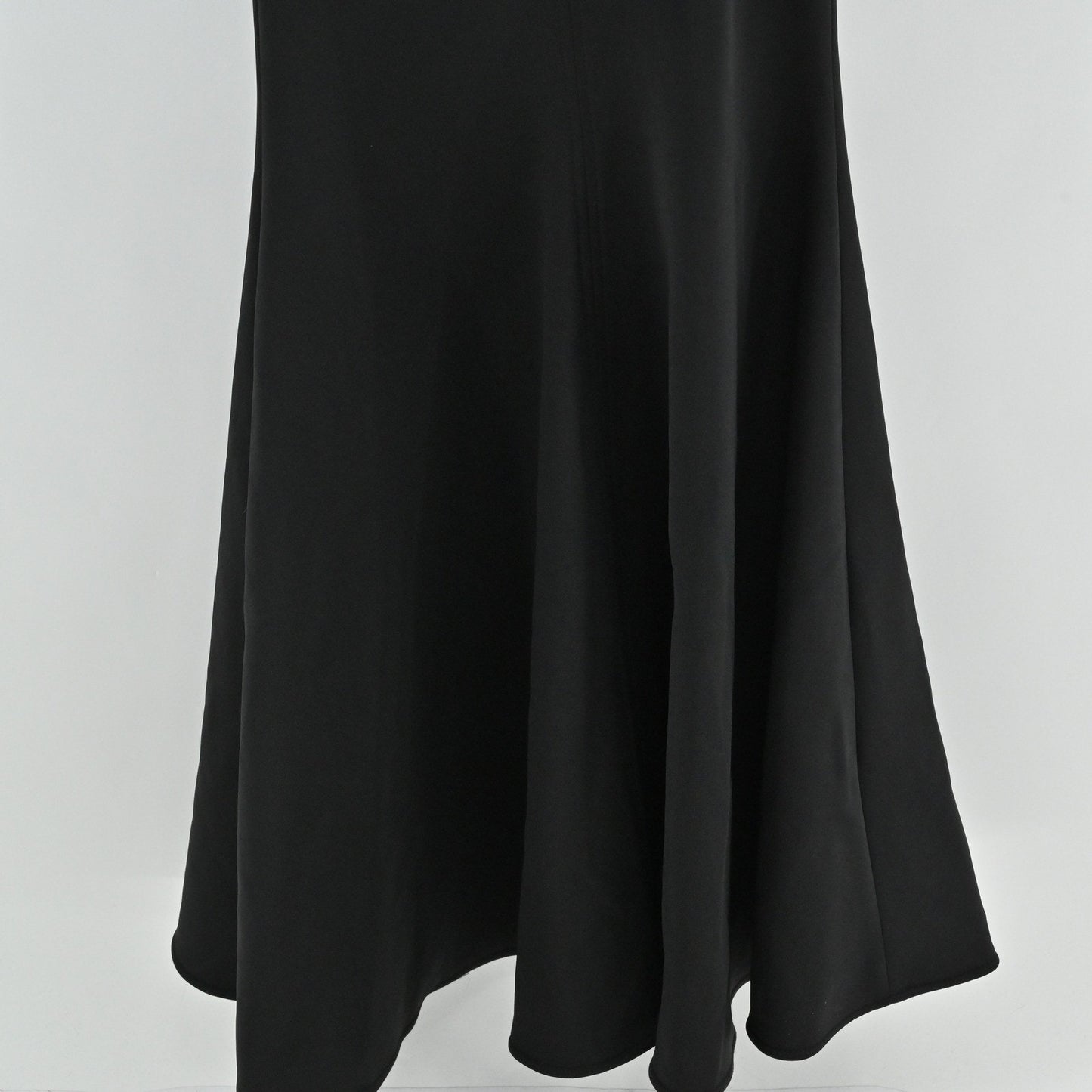 Eva Mejl Mermaid Dress Sz XS Black Formal Gown One Shoulder Cutout Evening Sexy