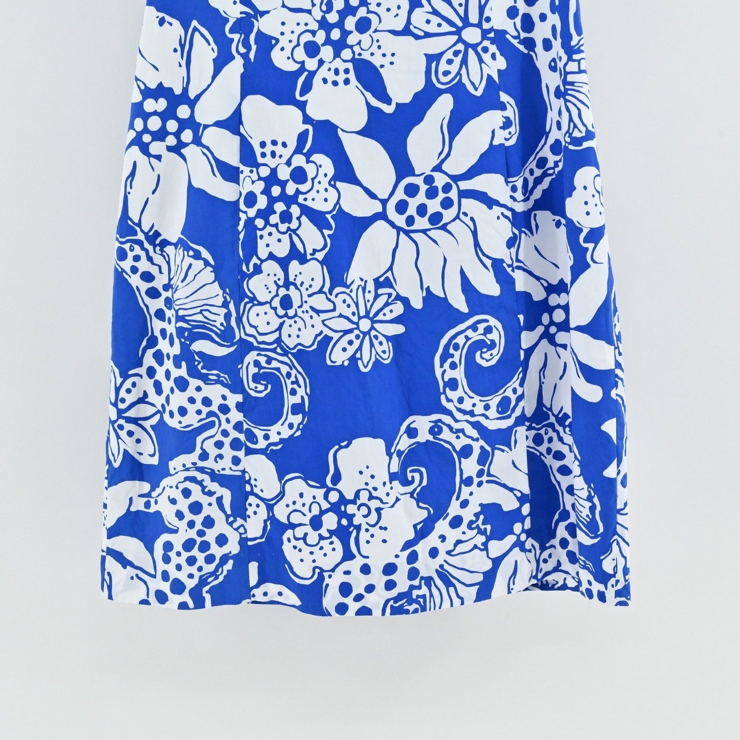 Lilly Pulitzer Augusta Cotton Shift Dress Size 00 Blue Quahog Chowdah Seahorse