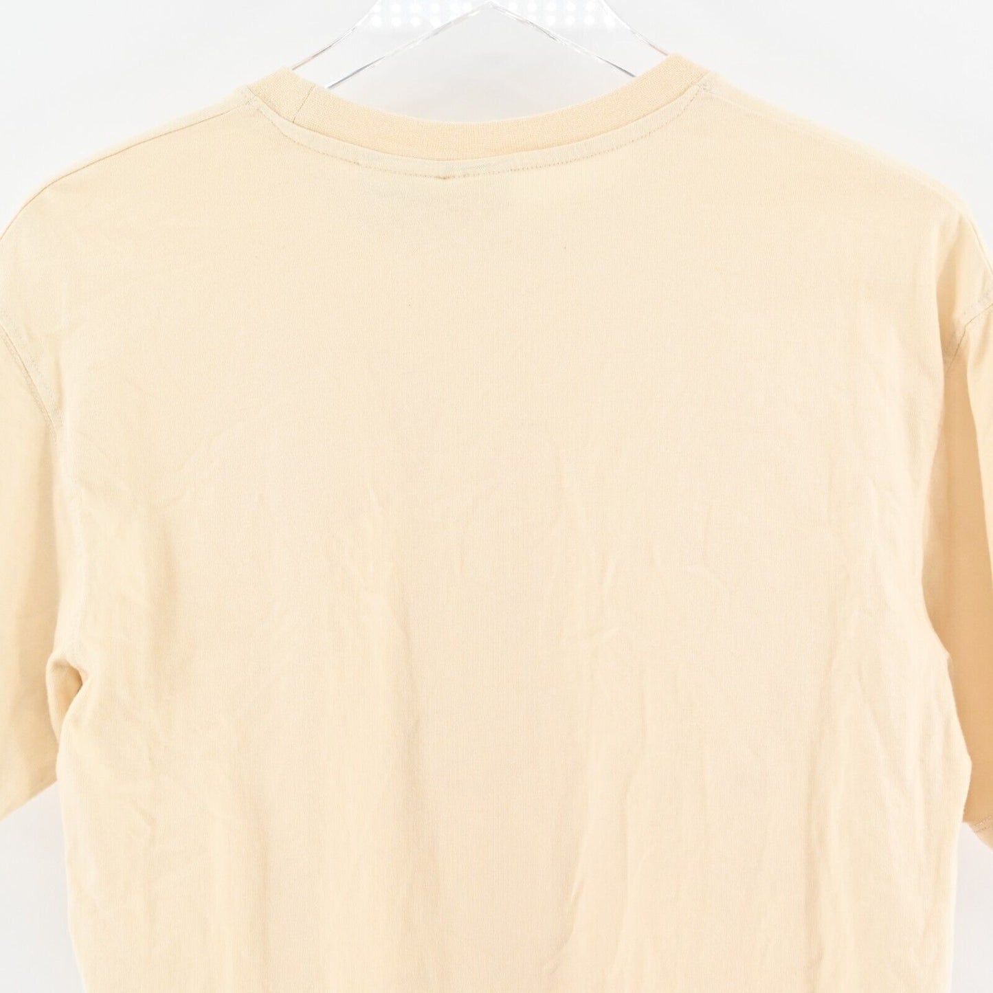 ZARA Top Womens Sz S Snoopy Peanuts Red Play Ball Graphic Tee Vanilla Football