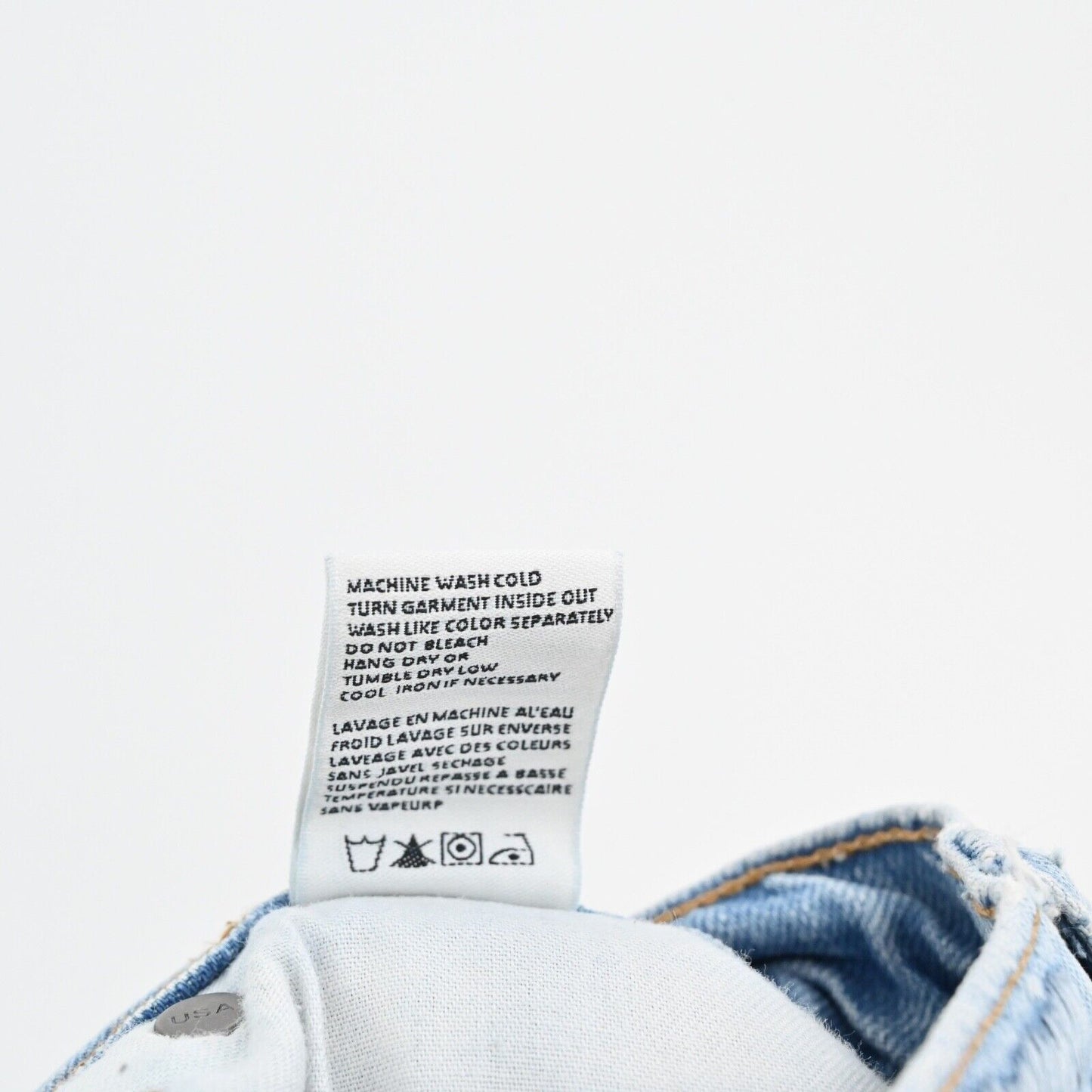 REVICE Jeans Womens Size 27 Color Block Patchwork Distressed High Rise Taper USA