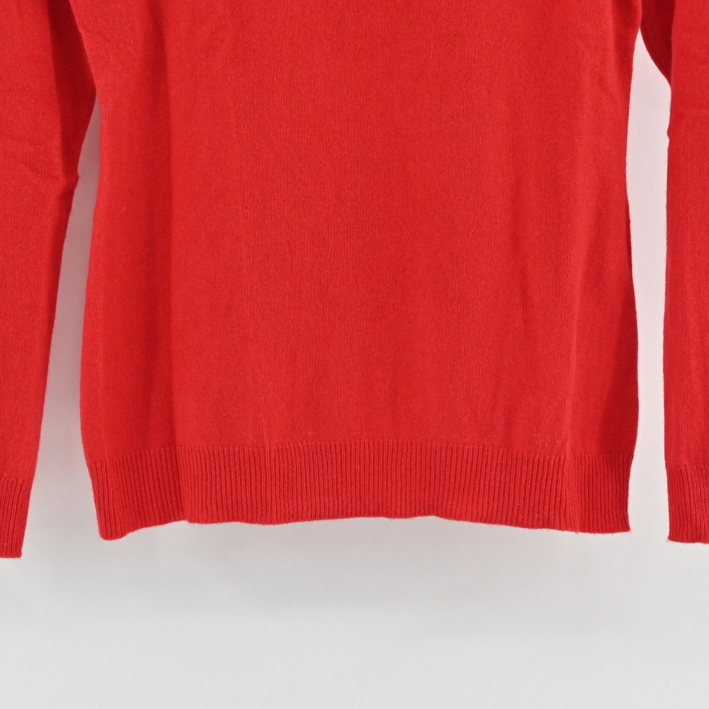Charter Club Womens Cashmere Sweater Size S Red Crew Neck Cozy Quiet Luxury