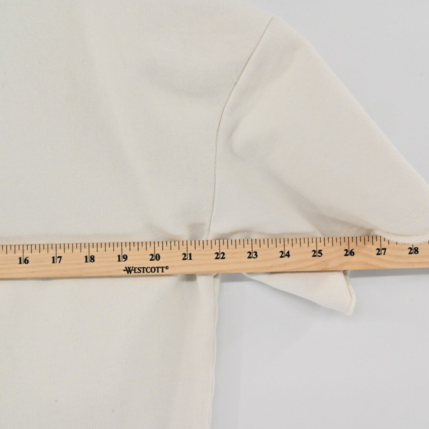 AMERICAN EAGLE Sweatshirt Womens Sz XS Ivory Cotton Blend Drawstring Waist NEW
