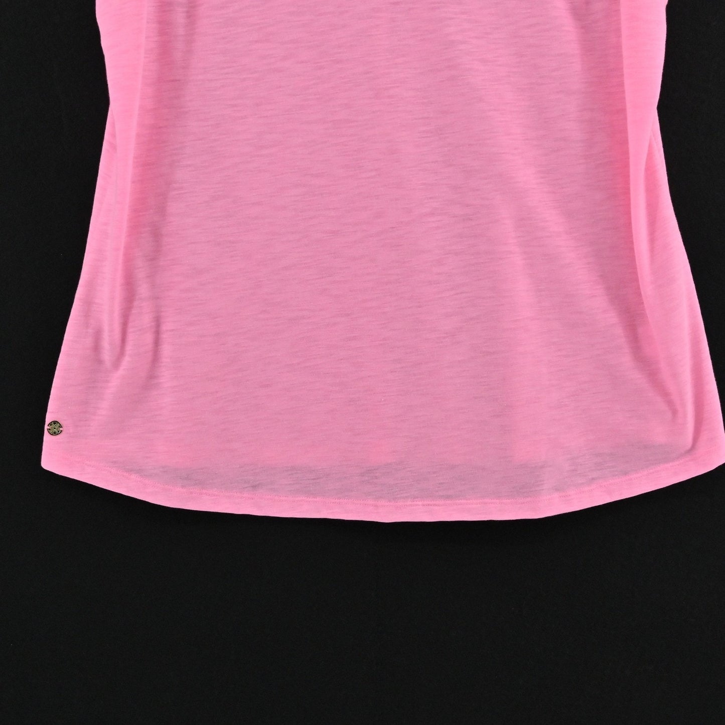 Lilly Pulitzer Womens Gigi Ruffle Top Size XL Pink Shandy Sleeveless Tank Casual