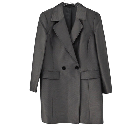 LINDA ALLARD ELLEN TRACY Blazer Womens Size 6 Silk Long Sleeve Double Breasted