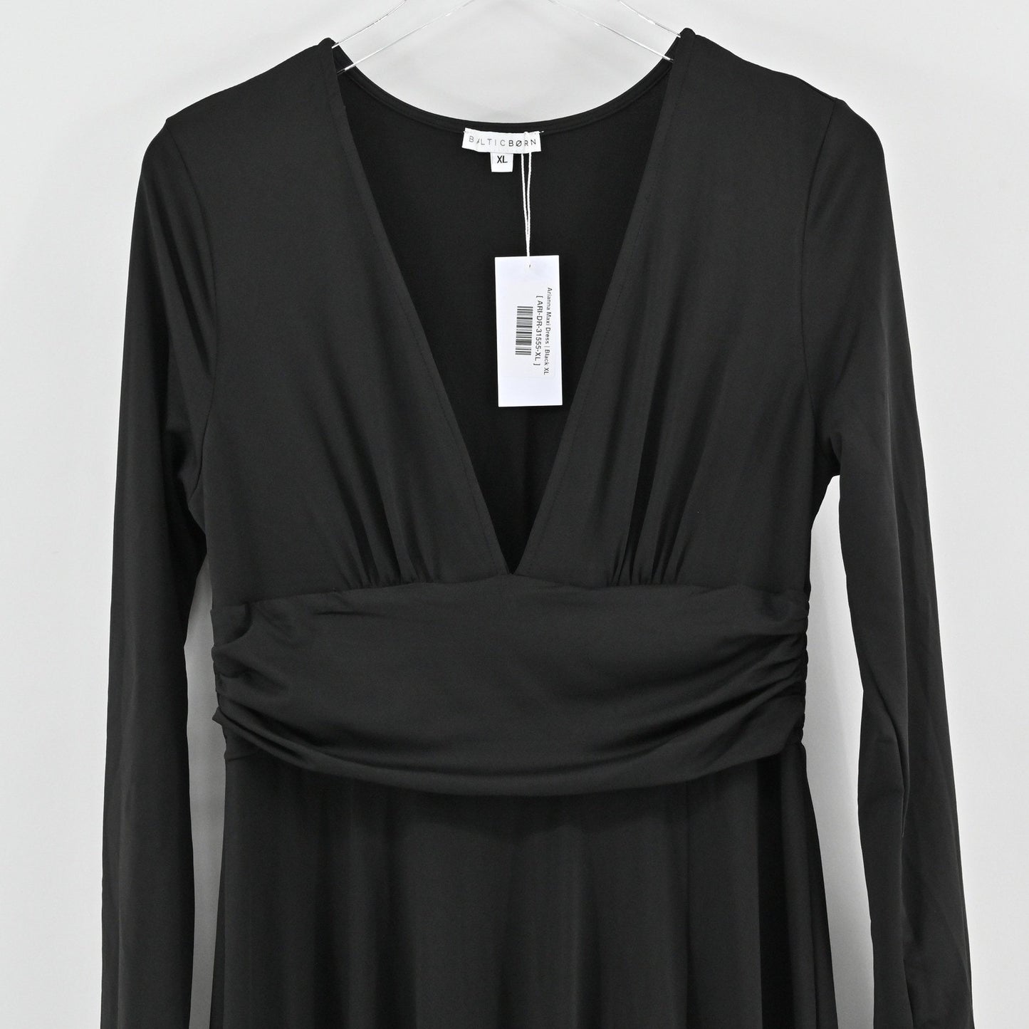 Baltic Born Arianna Maxi Dress Size XL Black Whimsigoth Long Sleeve Evening Gown