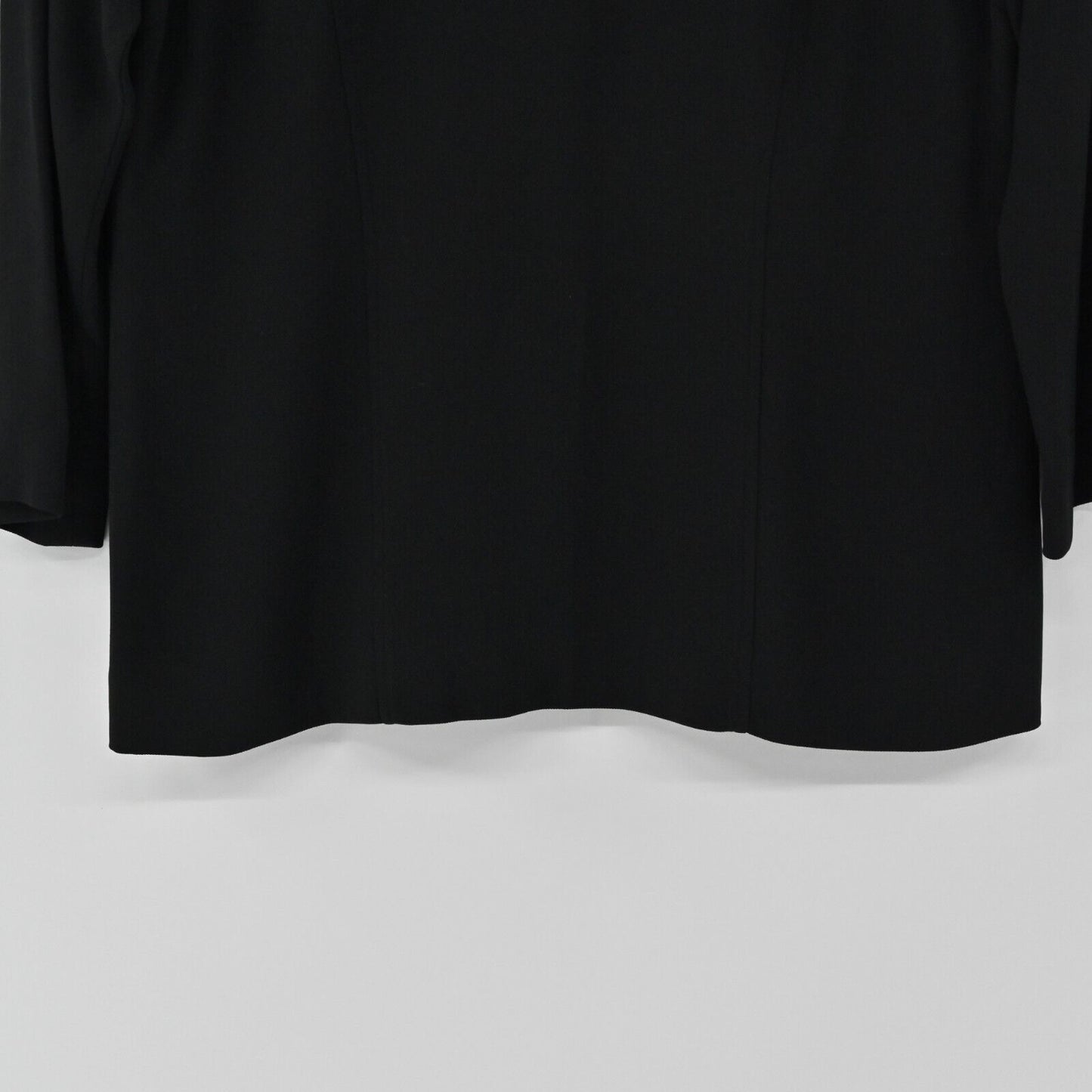 BROOKS BROTHERS Top Womens Size 4 Long Sleeve Classic Solid Black Lined Blouse