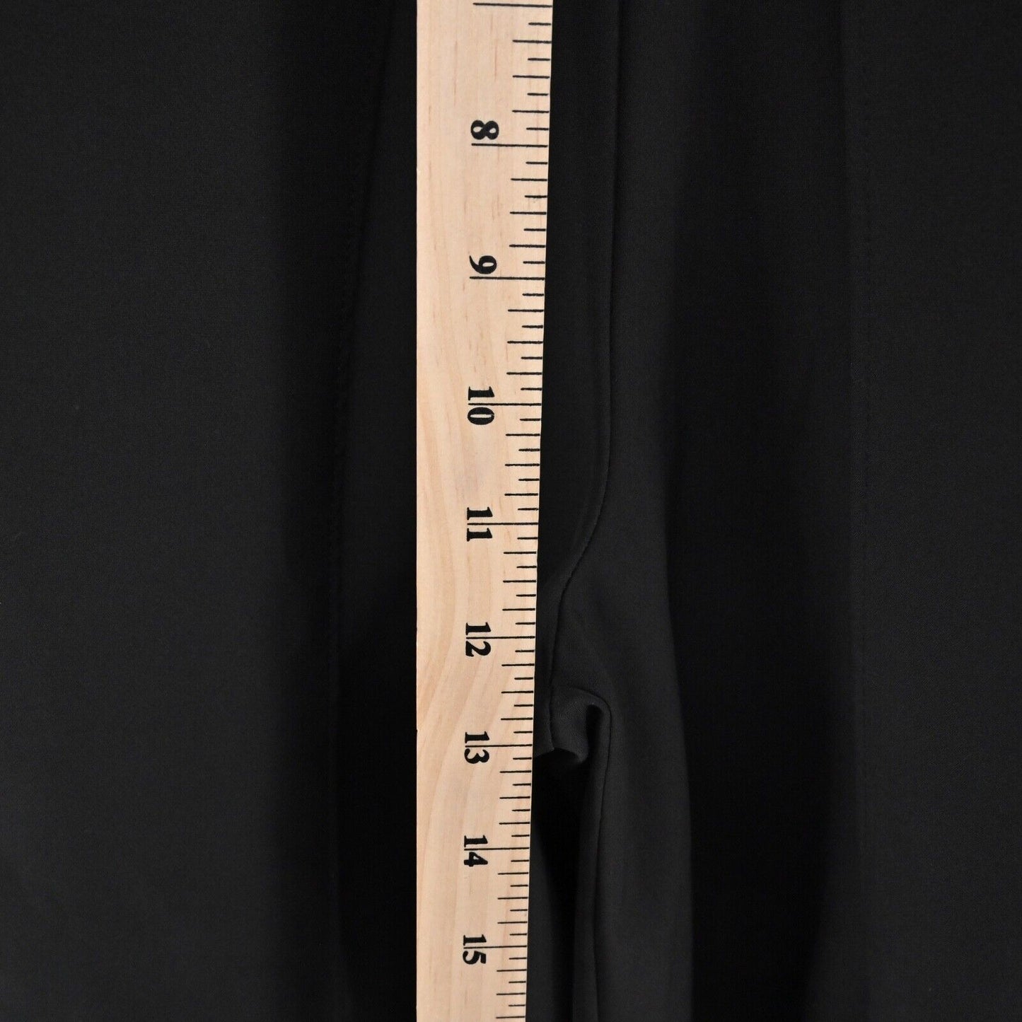 LULUS Jumpsuit Womens Sz S Black Dream It Strapless V Neck Cutout Split Wide Leg