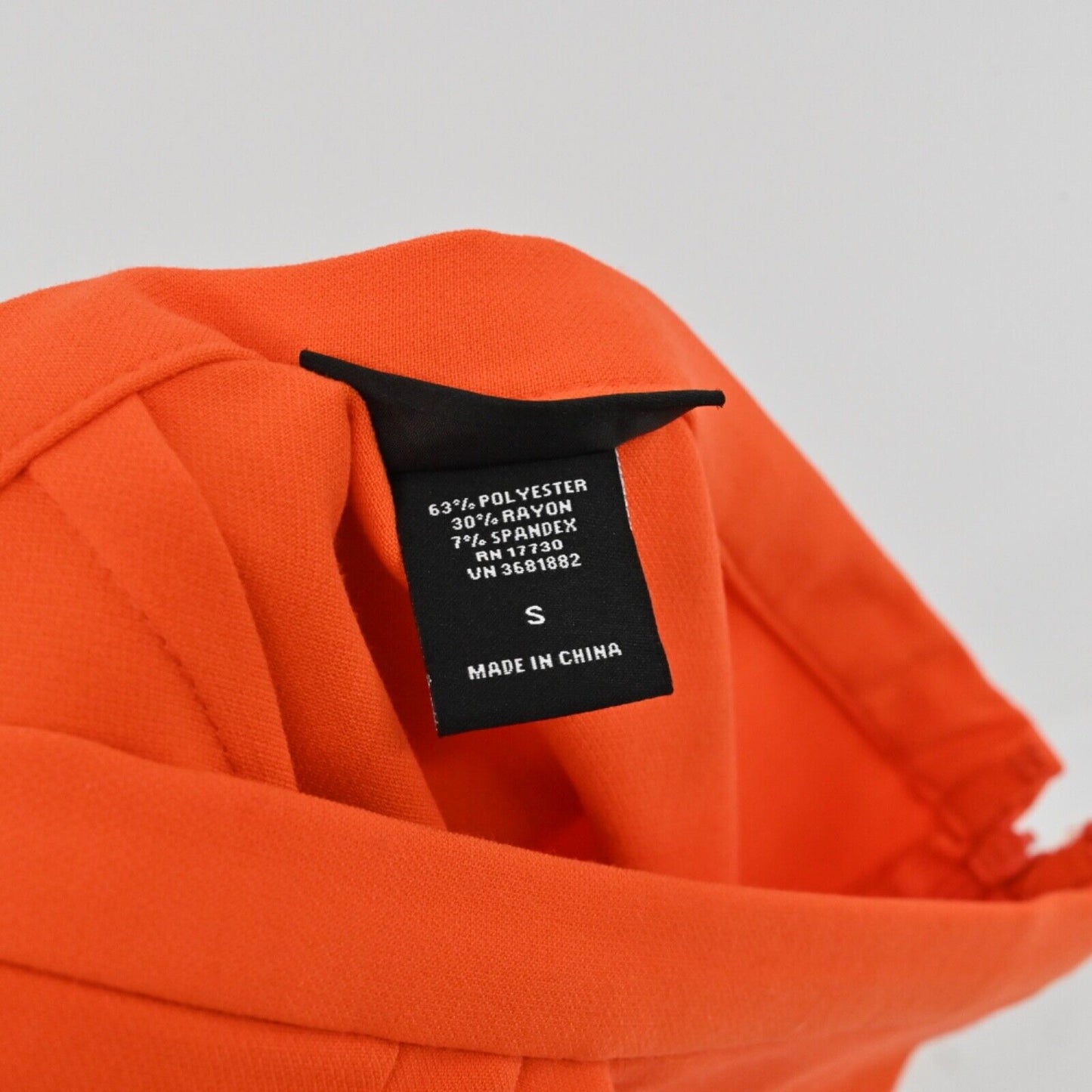 VICTORIA BECKHAM Skirt Womens Sz S Orange Scalloped Pocket Mini Retro TARGET