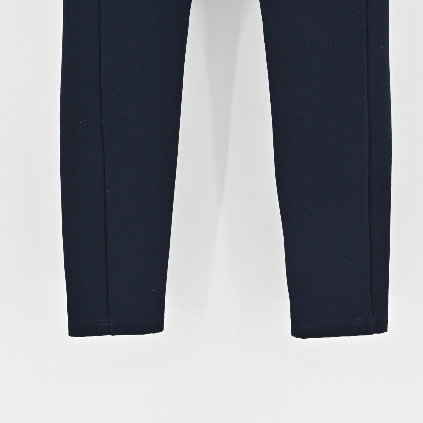 CHALAYAN Pants Womens Size 40 Navy Blue Quiet Luxury Stretch Pull On Skinny Leg