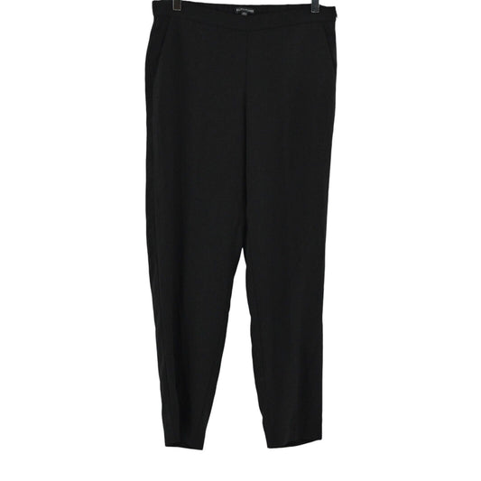 EILEEN FISHER Pants Womens Sz S Black High Rise Tapered Leg Dress Career Office