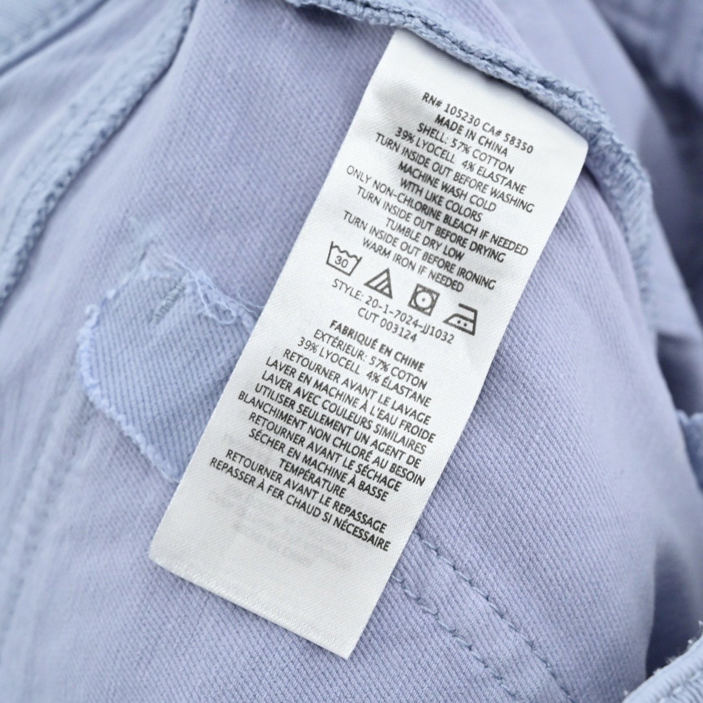 Joie Womens Park Skinny Pants Size 34 Blue Zip Pocket Utility Cargo Stretch Chic