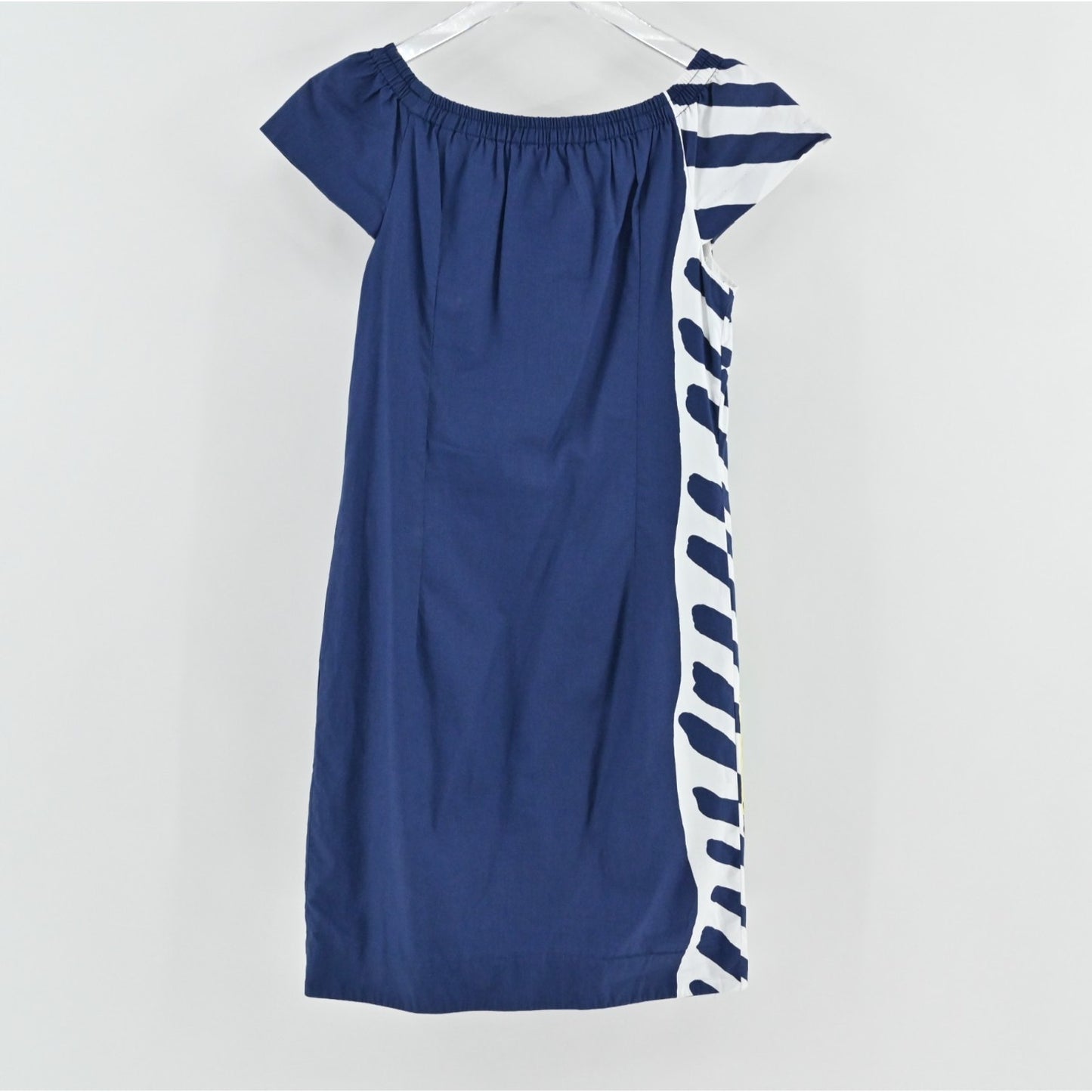 Lilly Pulitzer Navy Sullivan You're Flagged Nautical Shift Dress Size XS Coastal