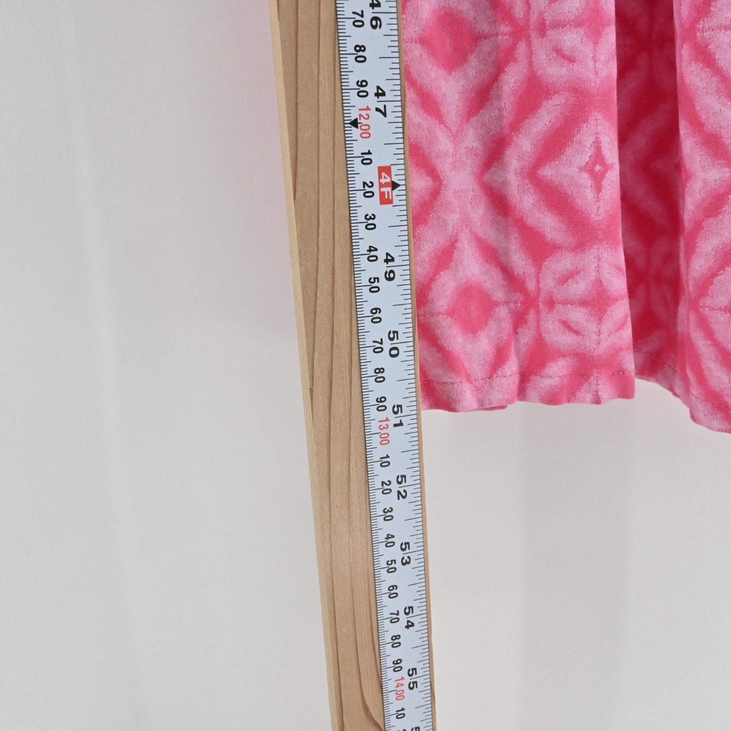 Fresh Produce Pink Ikat Maxi Dress Size S Babydoll Tank Smocked Stretch Beach