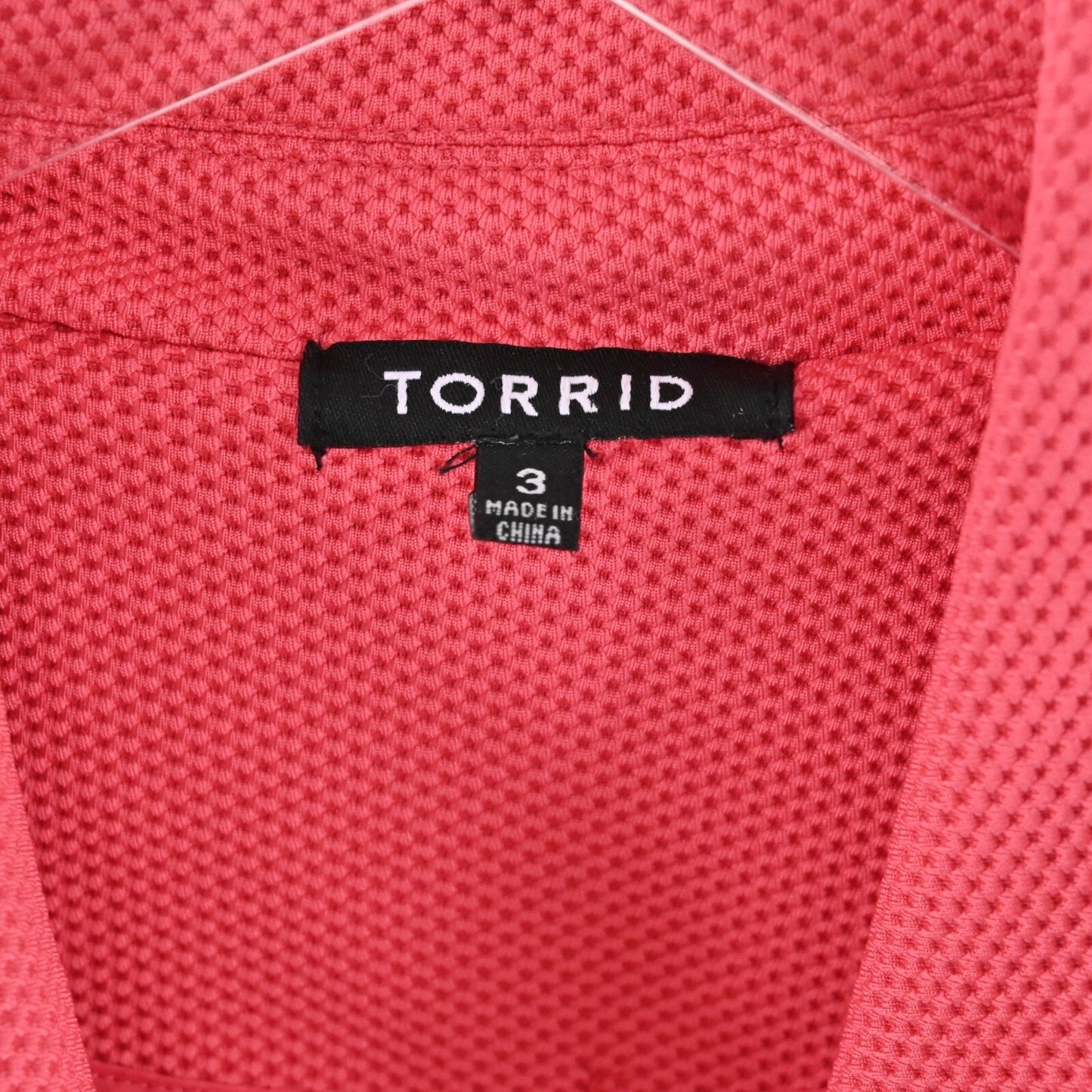 TORRID Womens Moto Jacket Size 3 Textured Pink Asymmetric Full Zip Casual Chic