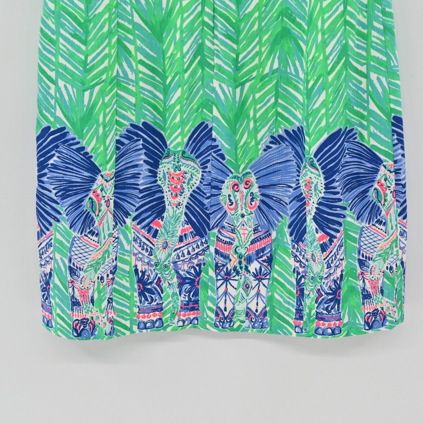 LILLY PULITZER Dress Womens Sz 2 Tandie Shift Sleeveless VNeck Costa Verde Print