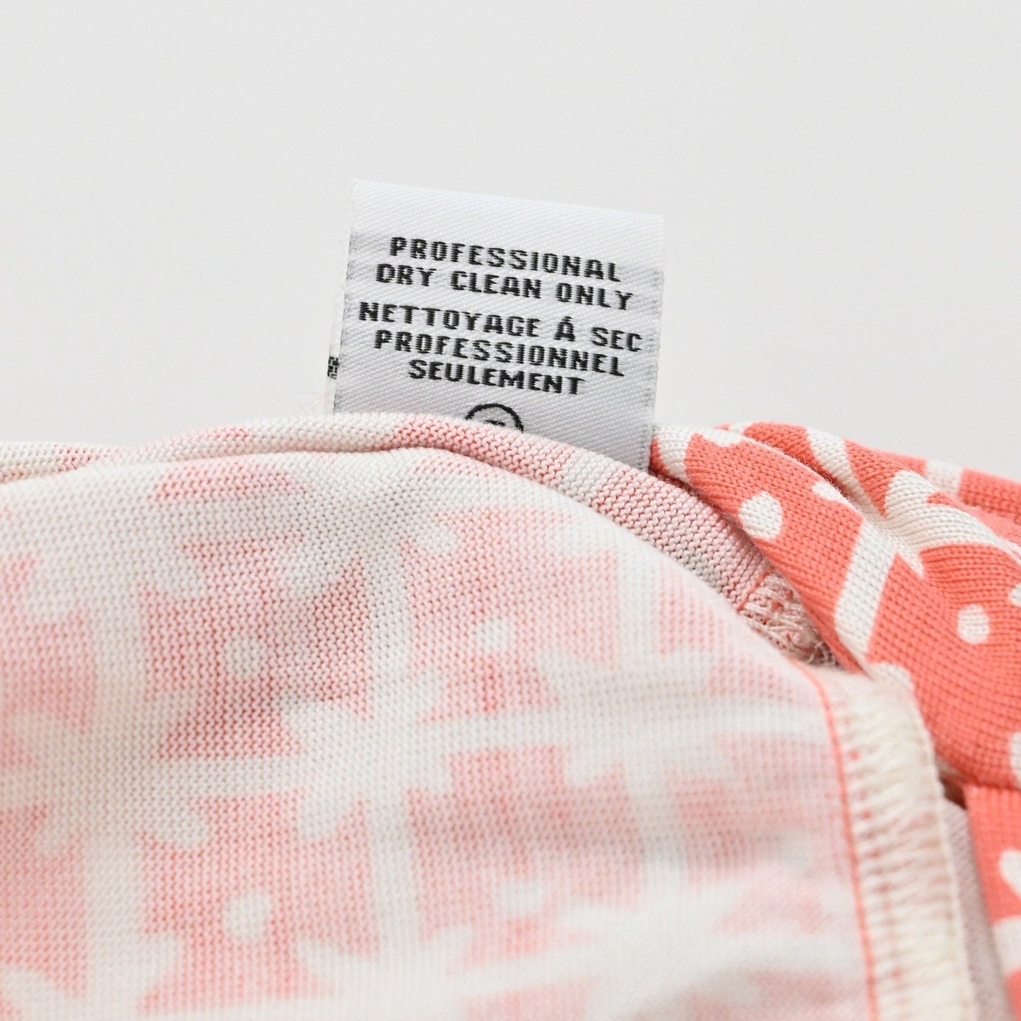 Diane Von Furstenberg Silk Wrap Dress Size 6 Coral Geo Print Chic Parisian DVF