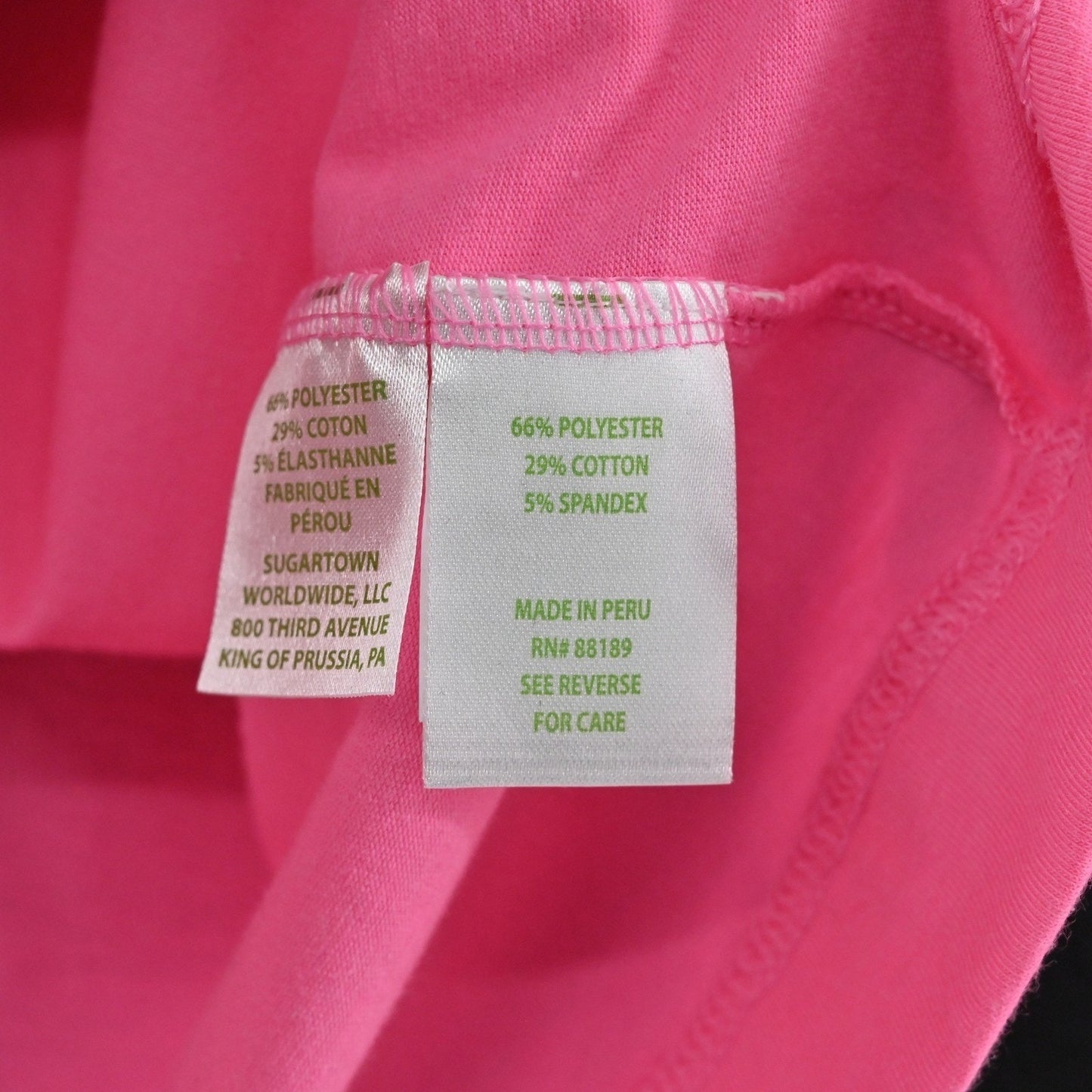 Lilly Pulitzer Womens Jessie Top Size XL Cockatoo Pink Square Neck Short Sleeve