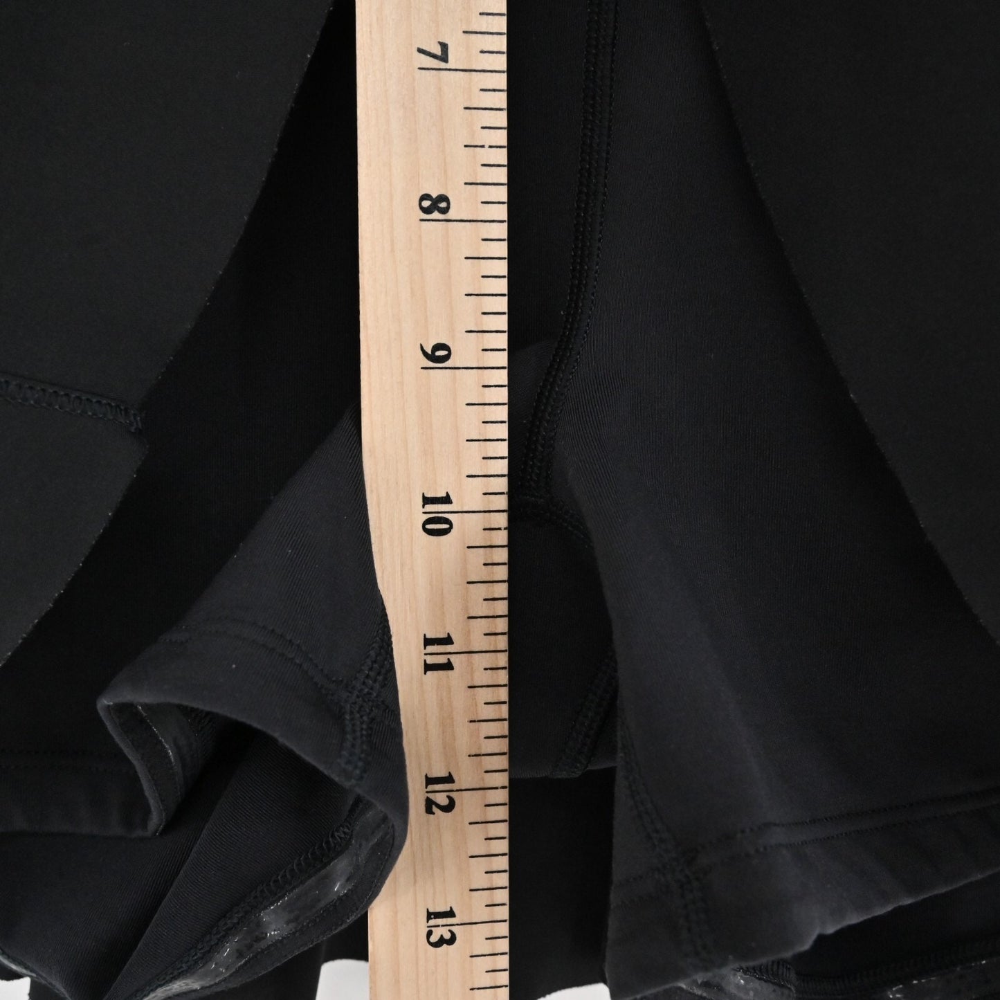 ATHLETA Skort Size XS Ace 13.5 in Black Tennis Skirt Pickleball Athletic Stretch