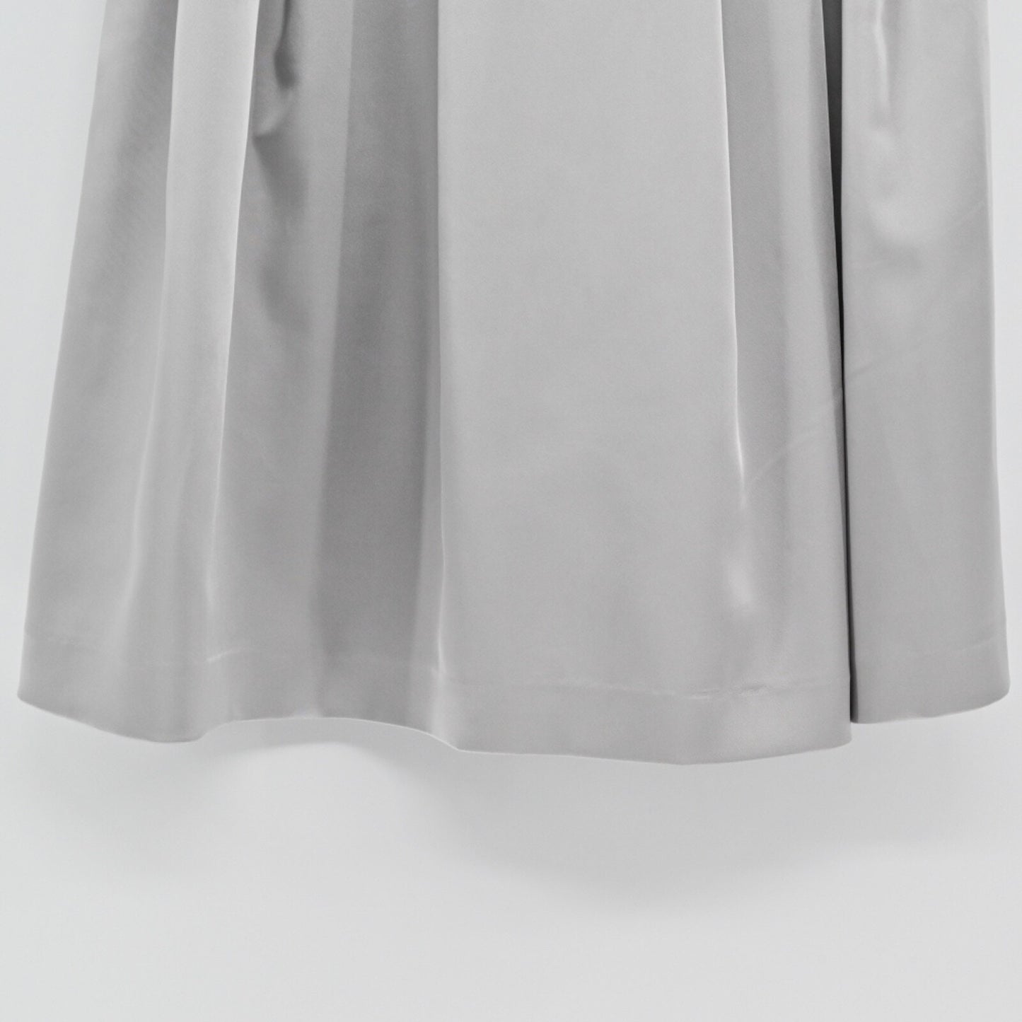 ZARA Womens Silver Pleated Skirt Size XS Satin Academia Preppy Office Career