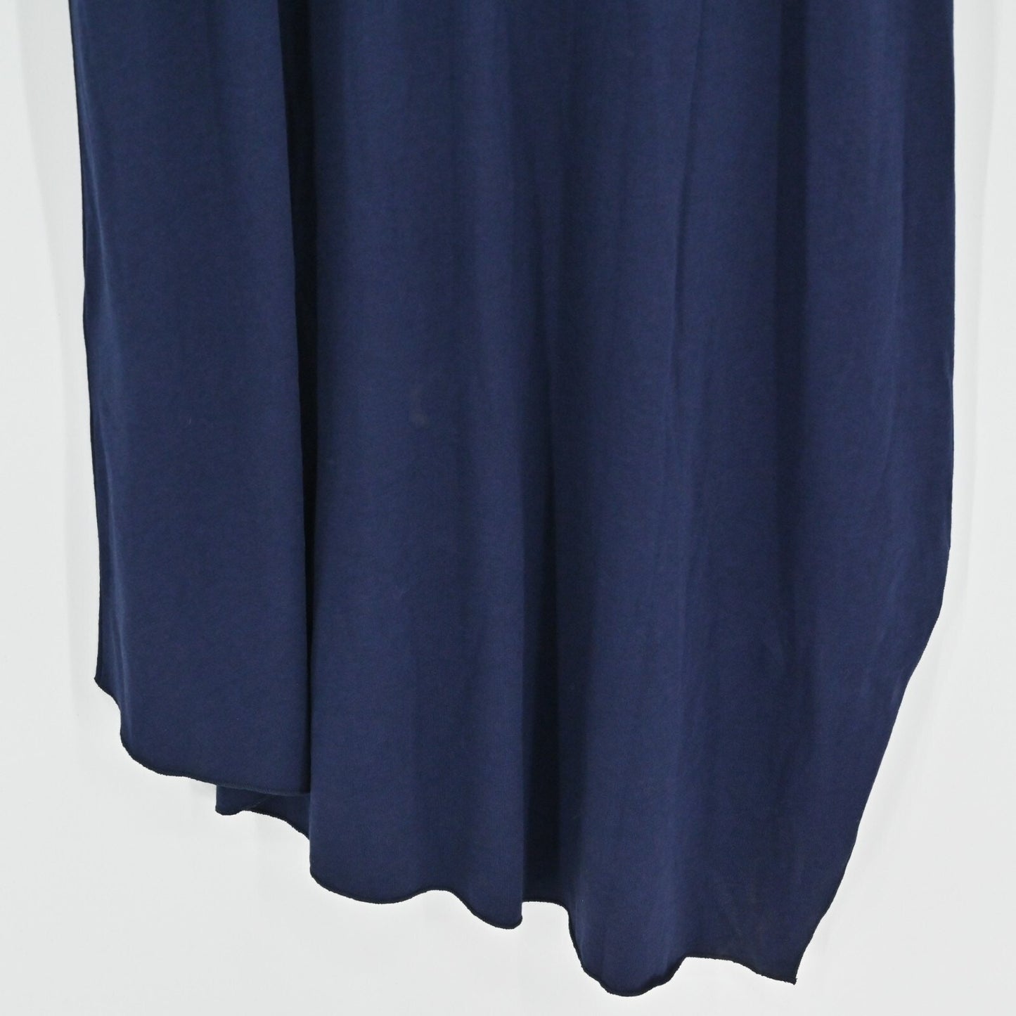 SOFT SURROUNDINGS Womens Amalfi Dress Size XS Blue Navy Jersey Chiffon Lagenlook