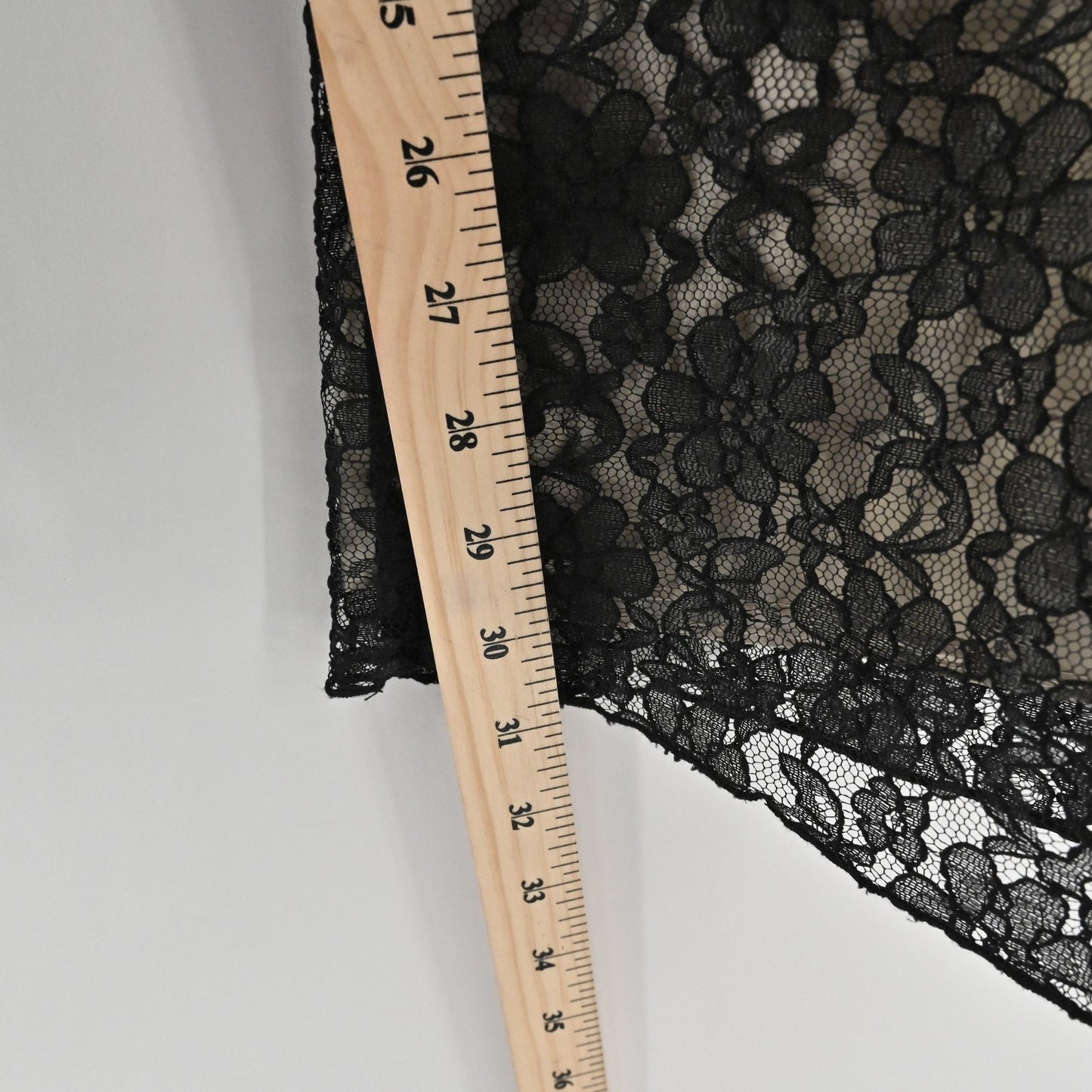 Vtg Y2k Womens Lace Wide Leg Pants Size 10 Whimsigoth Black Floral Sheer Lined