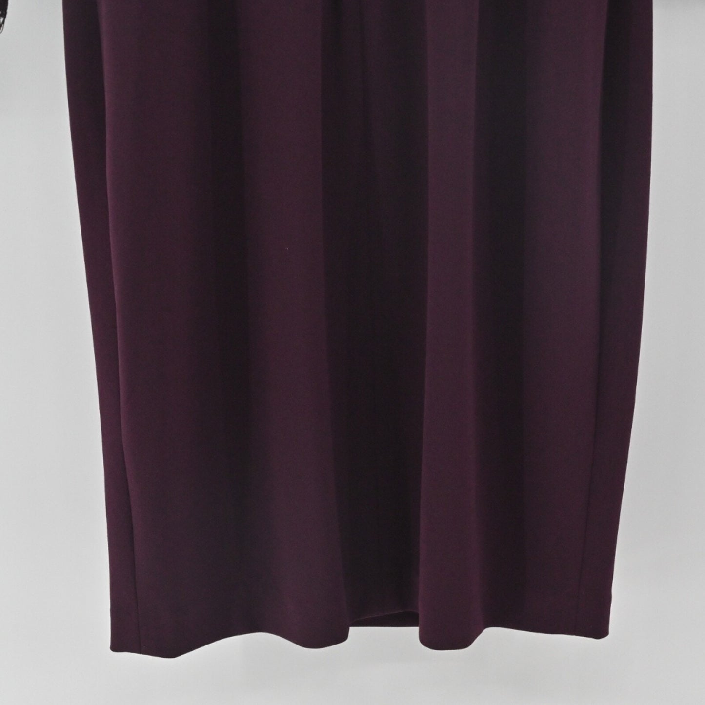 Calvin Klein Burgundy Sheath Dress Size 4 Lace Bell Sleeve Sheath Moody Romantic