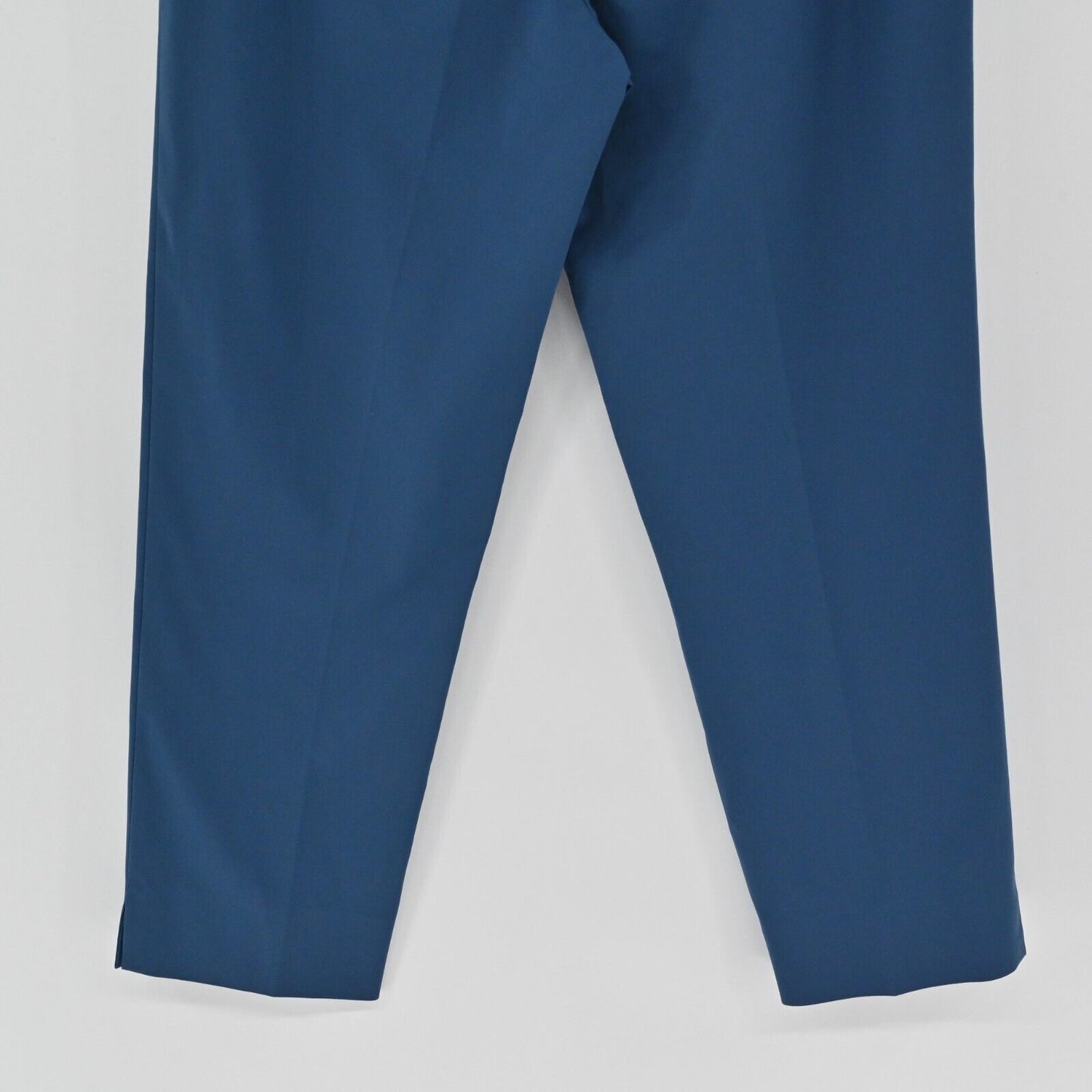 LAFAYETTE 148 Pants Womens Sz 8 Blue High Waisted Pull On Stretch Straight Ankle