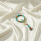 Multi Color & Turquoise Bracelet Keychain