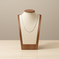 Silver Box Necklace Chain Titanium Steel 45cm