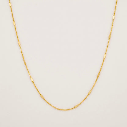 Stainless Steel Minimalist Gold Necklace 18K Gold Plated Minimalist Clavicle Chain