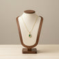 Sunflower Halo Zircon Pendant Necklace 18K Gold Plated Stainless Steel