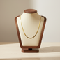 Stainless Steel Simple Necklace 18K Gold Plated Minimalist Clavicle Chain