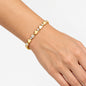 Clear Zirconia Heart Charm Bracelet