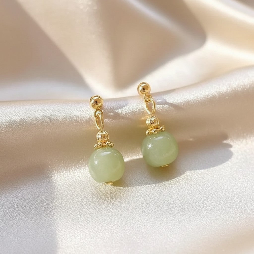 Lynn's Closet Boutique Neo-Chinese Chalcedony Earrings