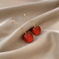 Lynn's Closet Boutique Red Cherry Earrings