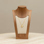 Oval Opal Pendant Necklace 304 Stainless Steel 18K Gold Plated Minimalist