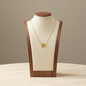 Zodiac Sign Pendant Necklace 18K Gold Plated 304 Stainless Steel Dainty Clavicle Chain
